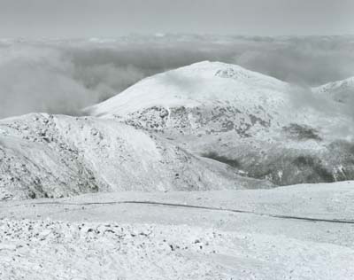 117L: Cog Railway Tracks and Mt. Adams