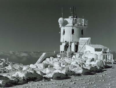 117M: MWO Tower, in Rime Ice