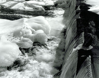 Ice and Waterfall, Exeter River, Exeter, NH