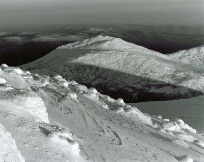 Winter View, Looking North, from Mt. Washington, NH