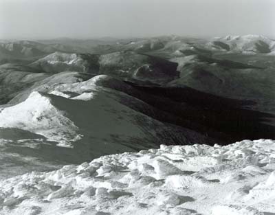 Winter View from Mt. Washington, Looking South